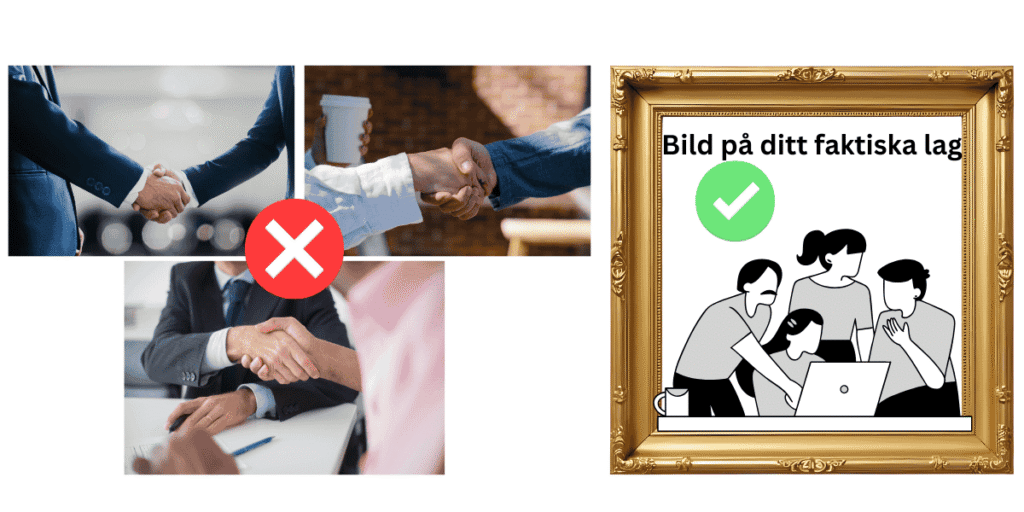 Visar stock bilder och originella bilder