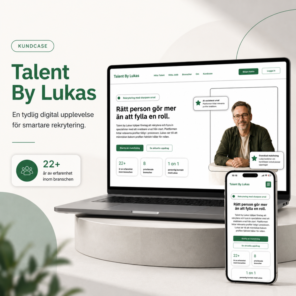 Kundcase TalentByLukas